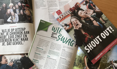 Tafel met enkele magazines Dubbelpunt op