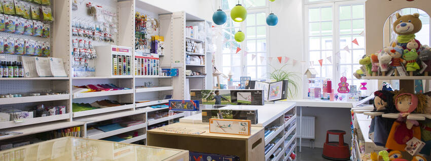 Binnen in een De Banier winkel